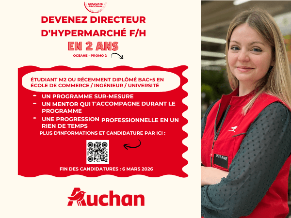 [IFAG ACTUALITÉS] -  Le Graduate Programme d'Auchan : devenir directeur d'hypermarché en 2 ans 