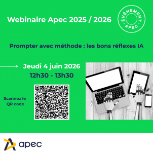 [WEBINAR DE L'EMPLOI] - "Prompter avec méthode : les bons réflexes IA " le  24 juin à 12h30