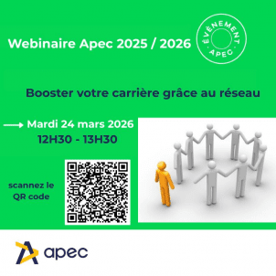 [WEBINAR DE L'EMPLOI] - " Booster ta carrière grâce au réseau " le  24 Mars à 12h30  